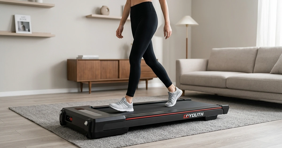 GoYouth 2-in-1 Under Desk Treadmill